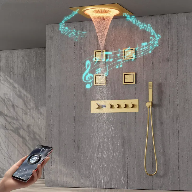 Smart LED Shower Set Bathroom  - Spa & Wellness Dr Roy Sothers review and price