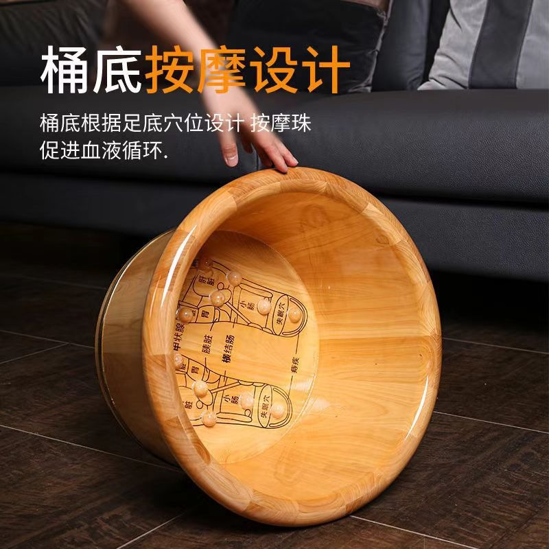 Cedar Wood Foot Soaking Bucket - Spa & Wellness Dr Roy Sothers review and price