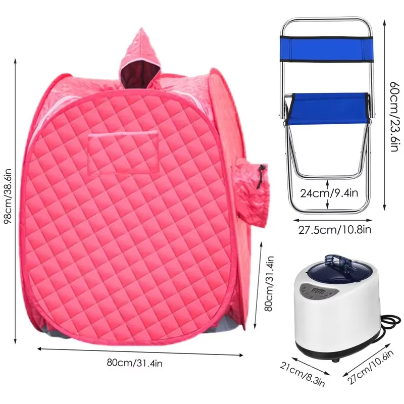 Portable Mini Sauna Steamer fo - Spa Wellness Family review and price