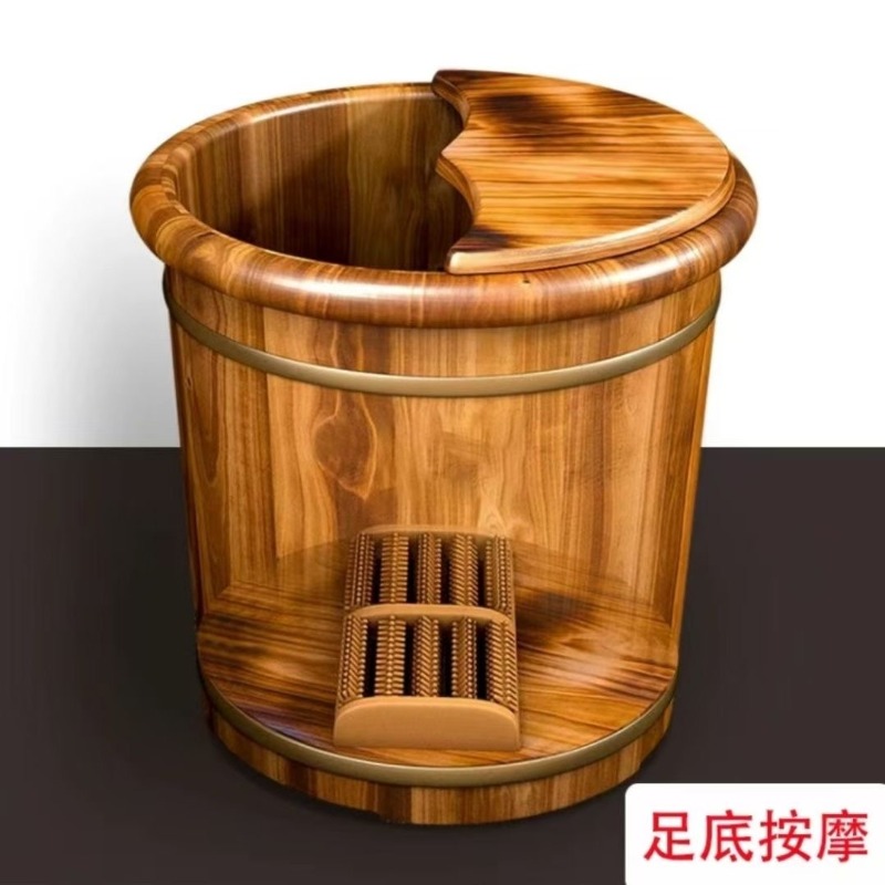 Wooden Foot Soaking Bucket, So - Spa & Wellness Dr Roy Sothers review and price